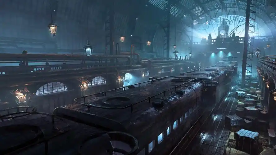 最终幻想7重制版新概念设计图游戏场景美轮美奂