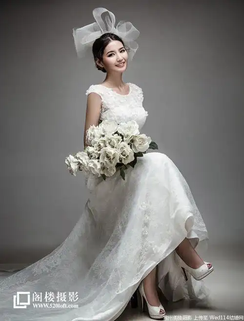 【阁楼摄影】-白色第2张-常州阁楼婚纱摄影馆相册-wed114结婚网