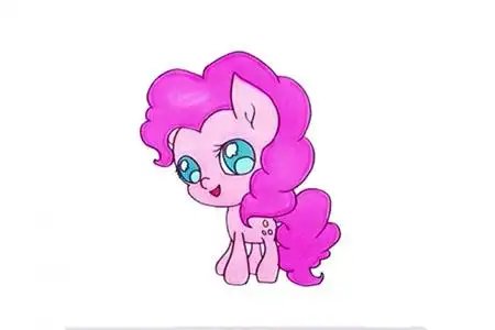 q版彩虹小马宝莉 宝宝也能画的可爱碧琪