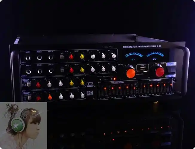 600w蓝牙功放机大功率专业包厢ktv家用低音hifi功放