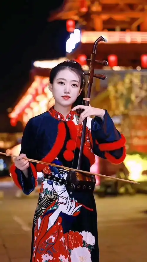 古典中国风国风古韵民乐艺术欣赏二胡拉奏一帘幽梦弘扬民乐文化