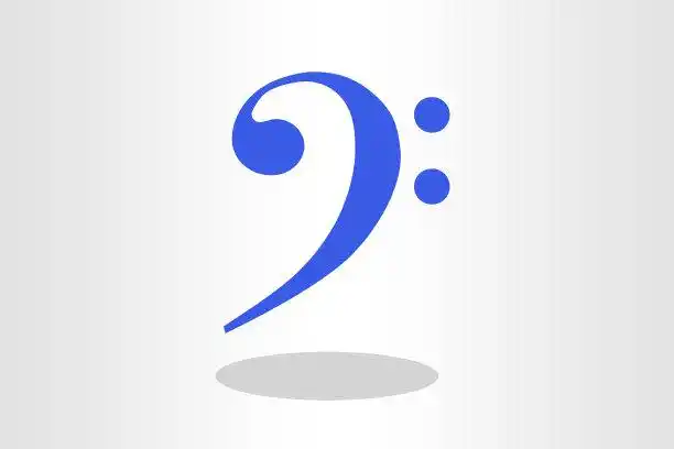 低音谱号,简单背景,调号,高音谱号,音符插画素材_id:139911417