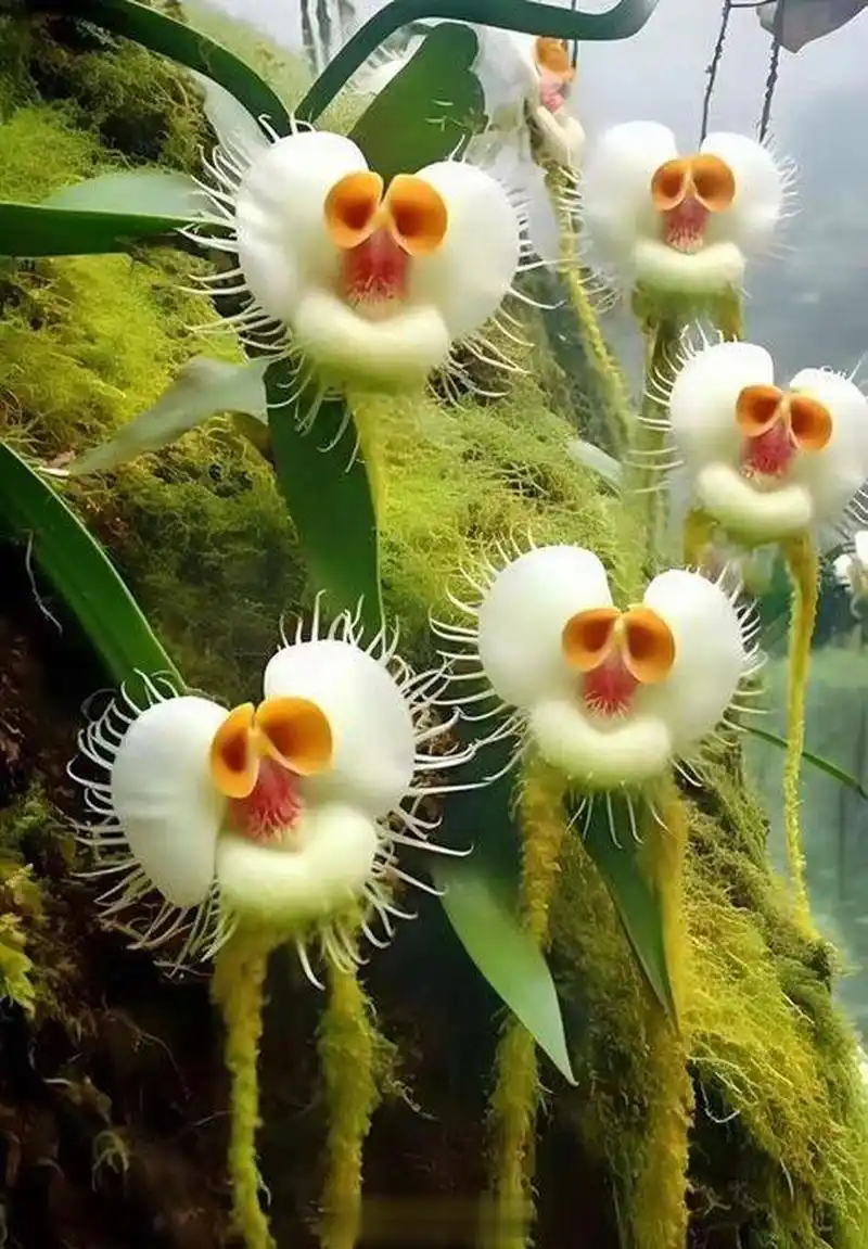 神奇的猴面兰花 ,真是让人惊艳,也感谢那些摄影师让我们目睹他们的