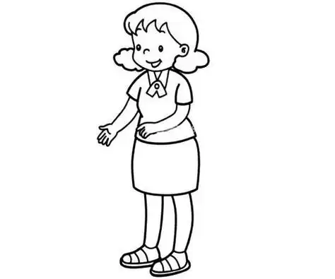 妈妈简笔画 妈妈简笔画简单又漂亮