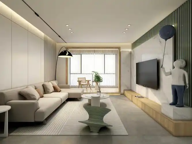 90平小三房客餐厅设计