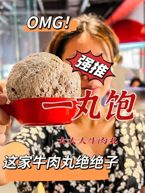 一颗牛肉丸就能吃饱比拳头还大60你见过吗