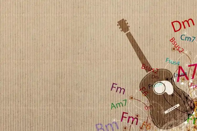 吉他和音乐背景,吉他和音乐背景