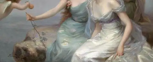 美惠三女神thethreegracesedouardbisson油画作品欣赏