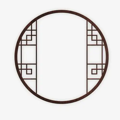 圆形门框国潮古风免扣中国风素材