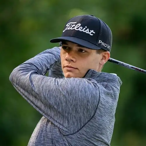 2022高尔夫球帽男置业款羊毛帽子21秋冬新款保暖可调节有顶帽