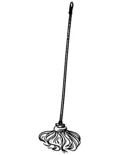 做家务的拖把怎么画