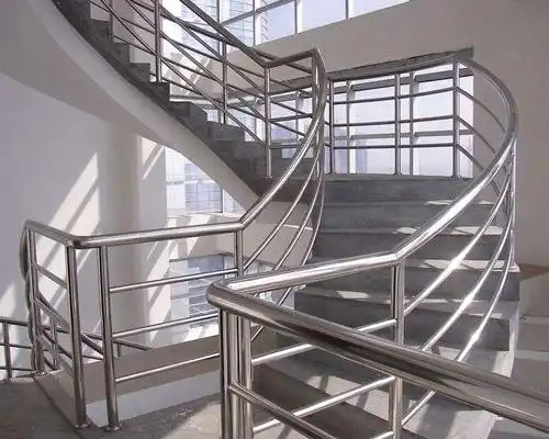 佛山不锈钢楼梯扶手(砂光不锈钢楼梯扶手,钛金不锈钢楼梯扶手