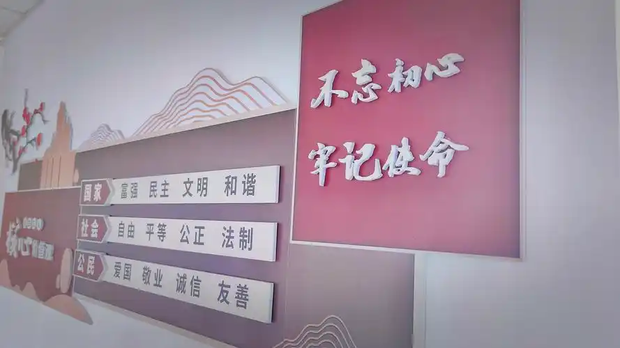 局机关党史学习教育文化长廊一角