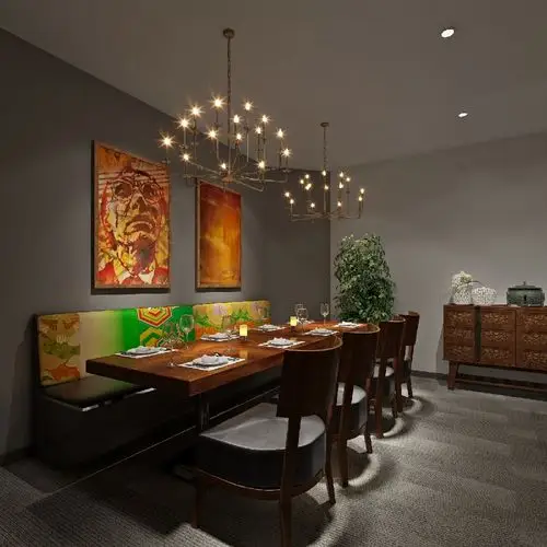 私房菜馆功能区潮流混搭功能区设计图片赏析