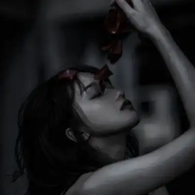 情绪女图_女生头像_我要个性网