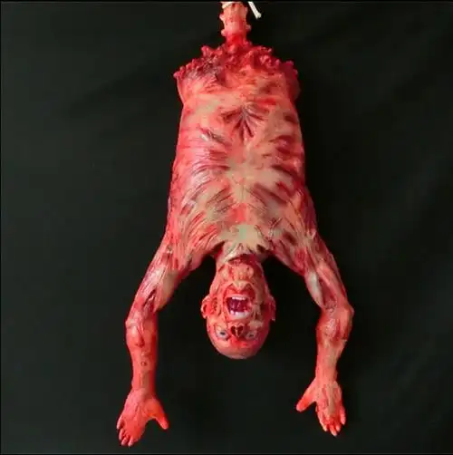 万圣节鬼屋道具恐怖扒皮吊尸体整蛊吓人密室逃脱影视道具
