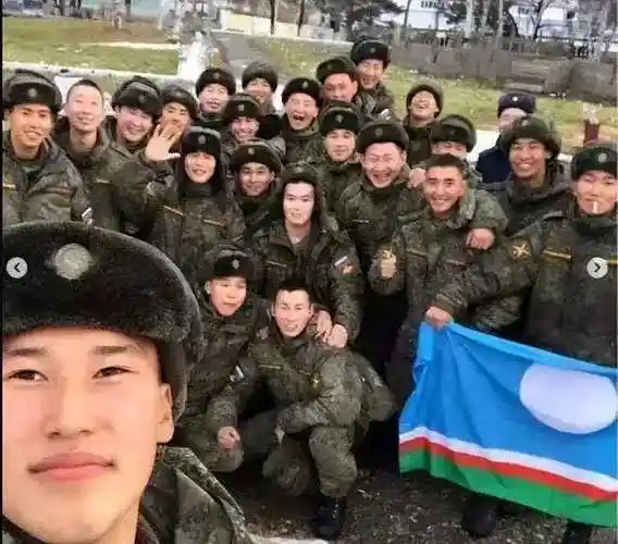 今日俄罗斯的蒙古人种战士