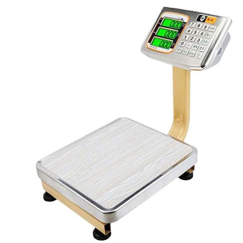 大红鹰60kg电子秤商用小型台秤50公斤电子称卖菜家用充电计价磅秤