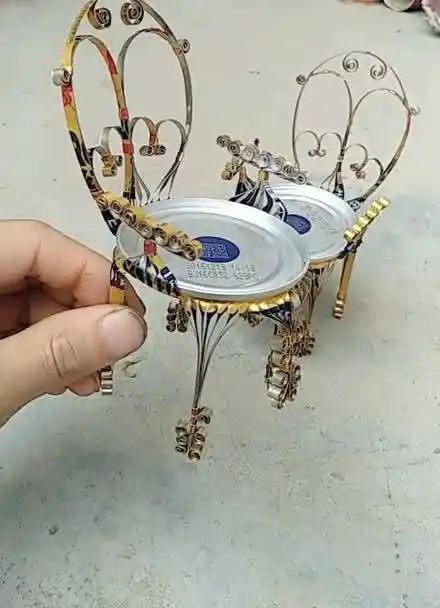 易拉罐手工制作变废为宝