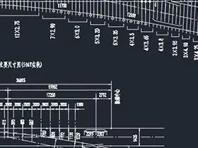 50kg/m钢轨(at)12号单开道岔布置图 cad版