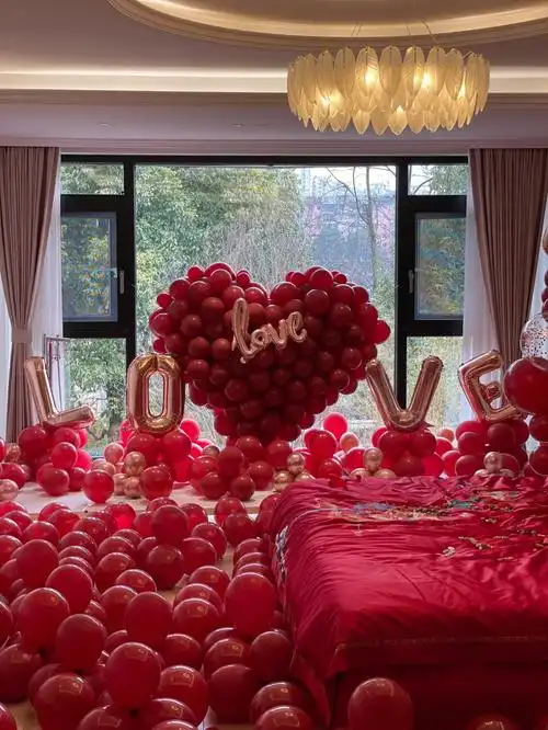 气球婚房布置女方篇