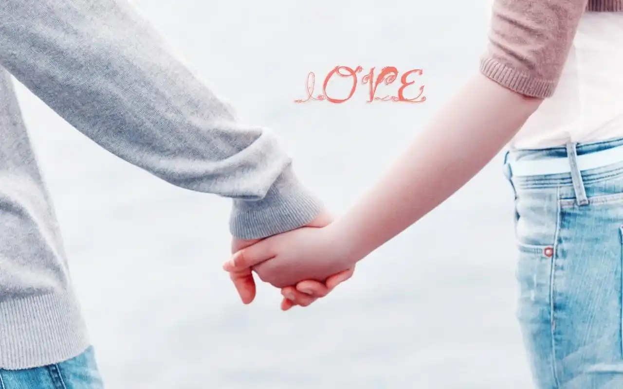 精选唯美意境浪漫爱情情侣牵手好看图片电脑桌面壁纸下载