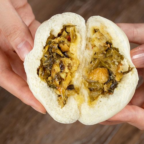 和善园爽口酸菜12个香辣咸菜包子点心商用营养包点