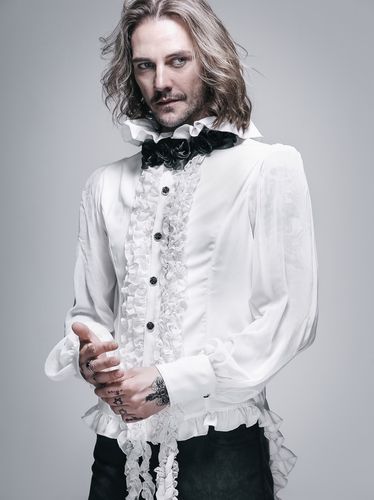 钢铁老爷中世纪英伦爵绅绅士男装修身复古古风爵士衬衫