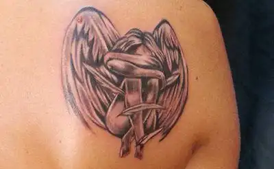 31张高清堕落天使纹身图片欣赏