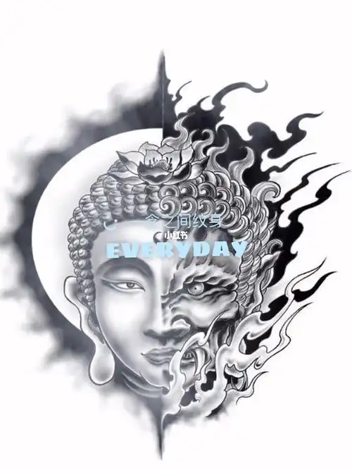 纹身手稿纹身素材椒江纹身同城热门一念之间