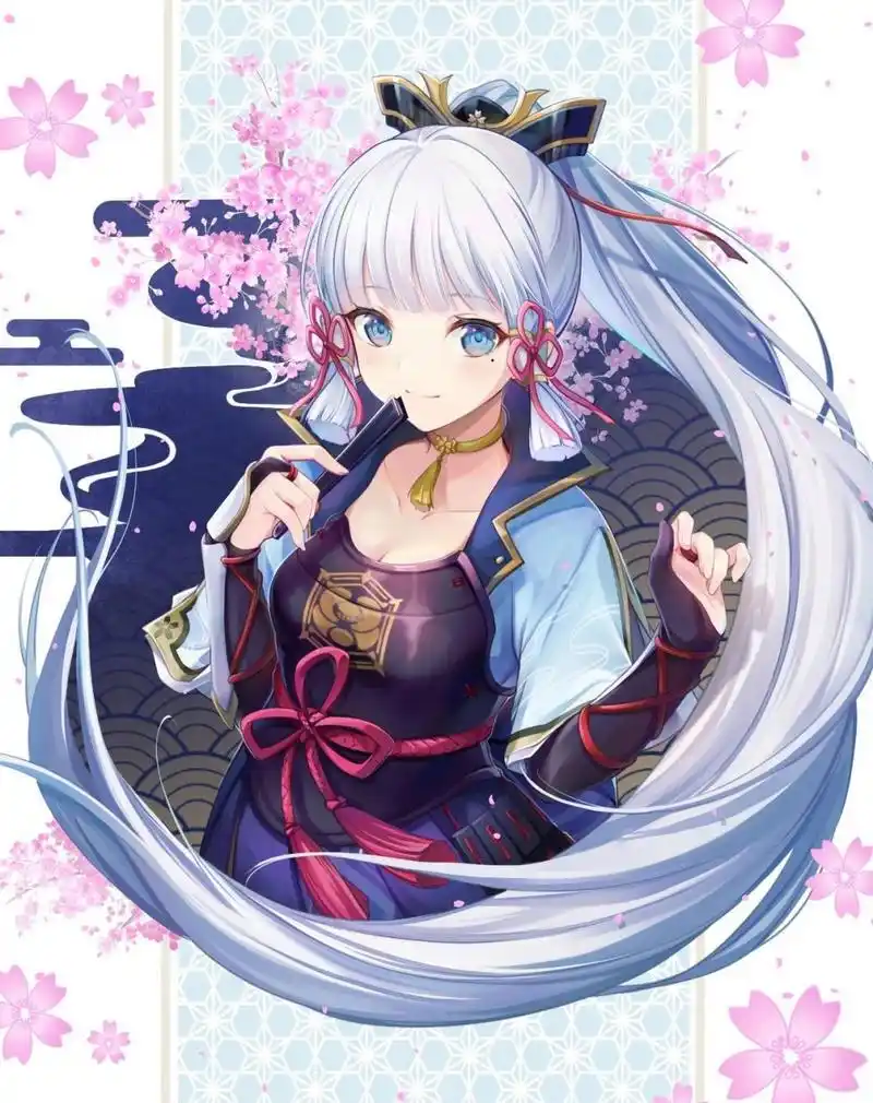 【原神】神里绫华 壁纸精选(一) 1:画师2sham pixiv_id 96866930 2