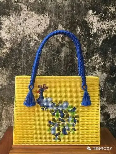 那些留下来的十字绣线绣布,不如换个方式做个包吧!(附教程)_包包