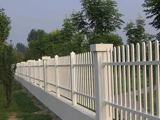 小区社区围墙栅栏pvc围墙护栏
