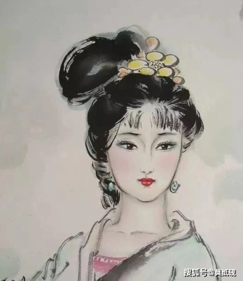 西施画像第二个是春秋时期越国大美女——西施,同时也是中国历史上"