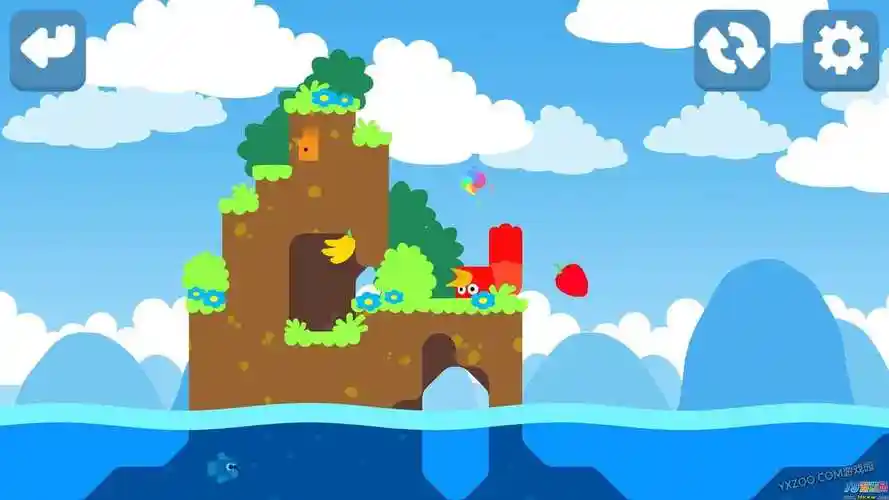 蛇鹈鸟snakebird第2关卡通关图文步骤详解_19游戏网