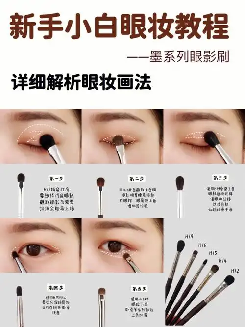 画一个日常眼妆96明明用的是博主同款眼影盘,自己画眼妆却总是显脏?