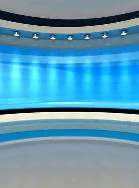 新款主播背景布3d直播背景新闻联播口才演讲背景布演播室背景