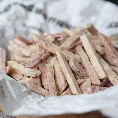 庚村家事香芋脆荔浦芋头条125gx4包