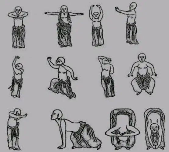 易筋经真传>>广播体操秒变修真功法