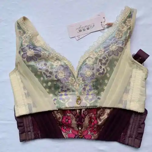 傲雪棋e078樱花纤维调整聚拢性感舒适内衣夏季文胸