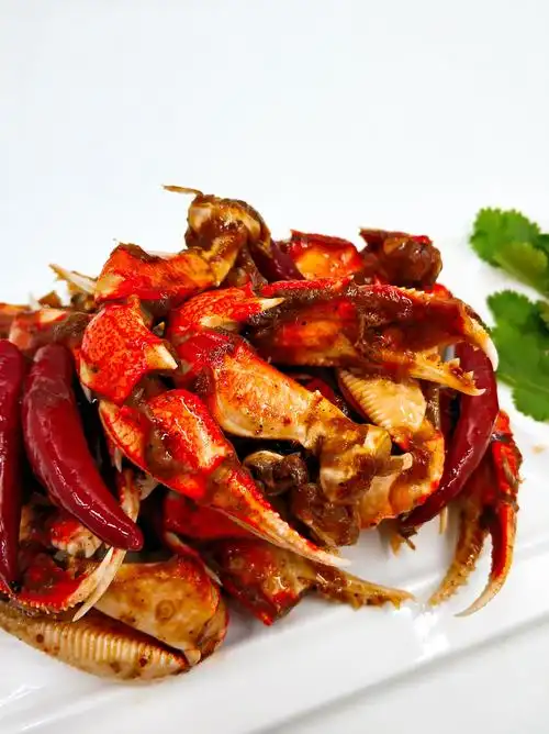 光头阿爸 香辣蟹钳 香辣蟹腿 即食 麻辣蟹脚蟹爪无添加现做现发