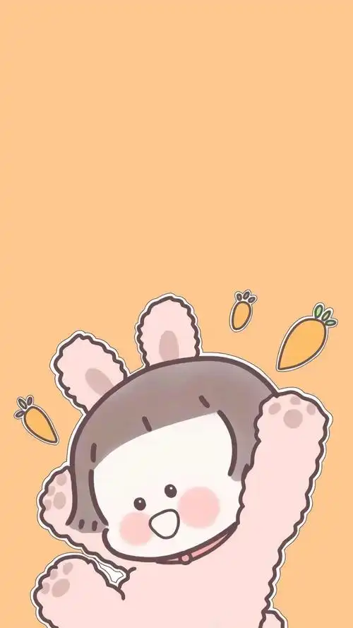 萌趣可爱卡通情侣手机壁纸
