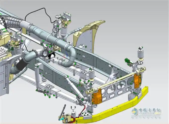 四点气囊悬浮设计,大运重卡给你不一样的驾乘体验