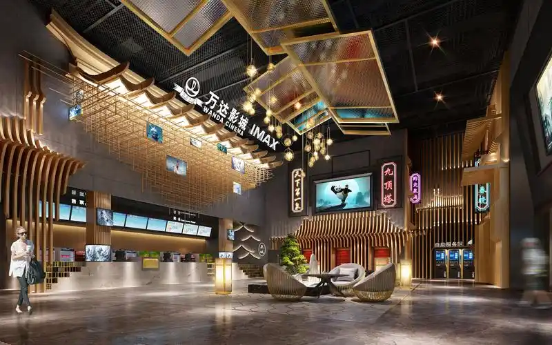 济南万达电影城内装设计工程