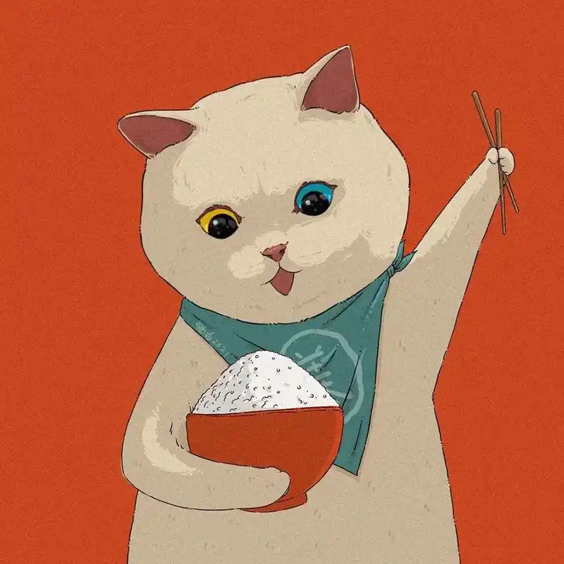 手绘情侣猫咪头像 cr.猫右的动物村#插画分享 #插画 #情 - 抖音