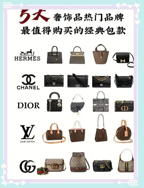 5大奢侈品大牌热门经典款包包爱马仕78