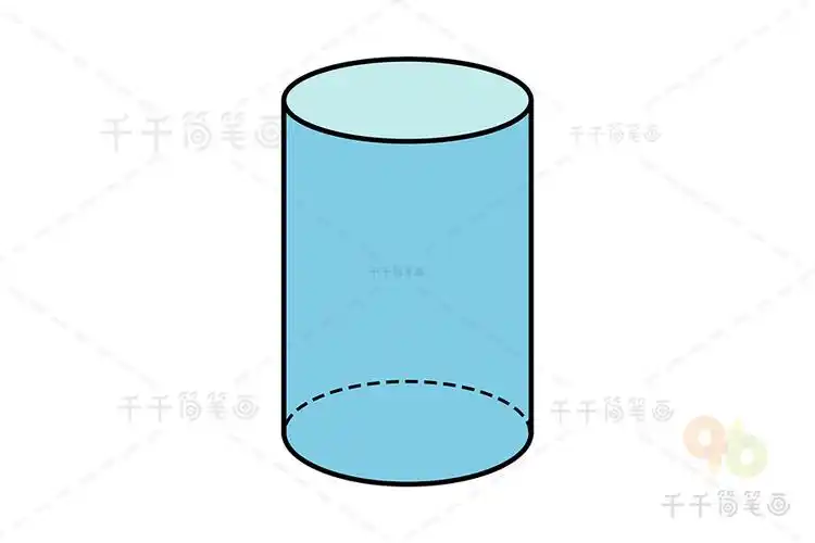 圆柱体简笔画