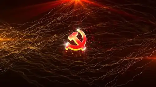 党徽logo_1920x1080_高清视频素材下载(编号:960767)_舞台背景_vj师网