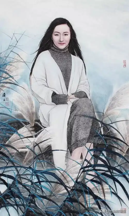 潇立仕女作品欣赏