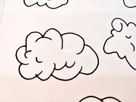 天空简笔画 天空简笔画图片大全